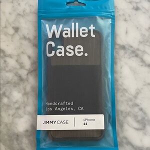 Black and Brown Wallet Case for iPhone 11 NWT